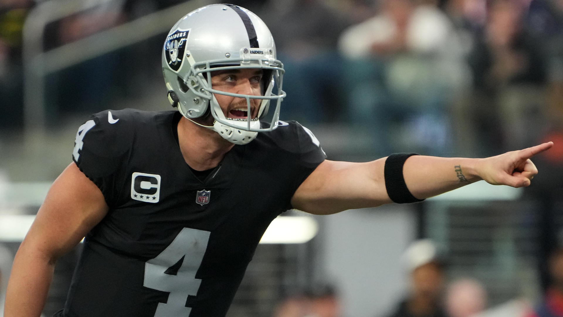 Free agent NFL quarterback Derek Carr