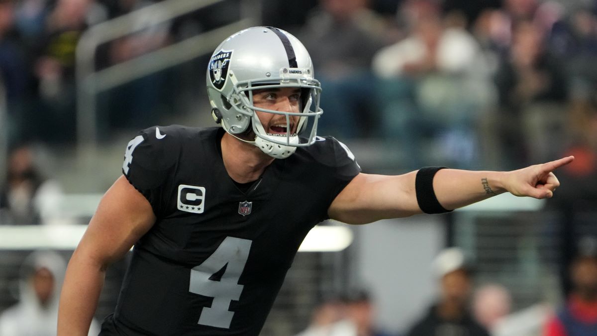 Las Vegas Raiders quarterback Derek Carr