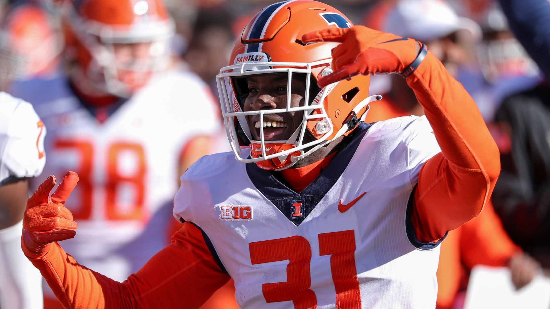 Illinois Fighting Illini defensive back Devon Witherspoon