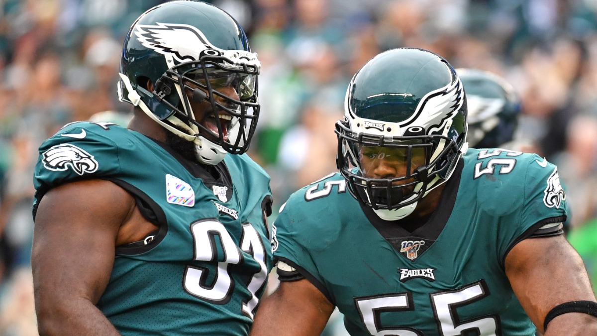 Philadelphia Eagles defensive end Brandon Graham, defensive tackle Fletcher Cox
