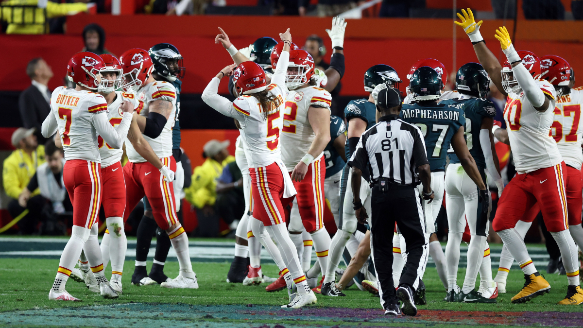 Kansas City Chiefs place kicker Harrison Butker
