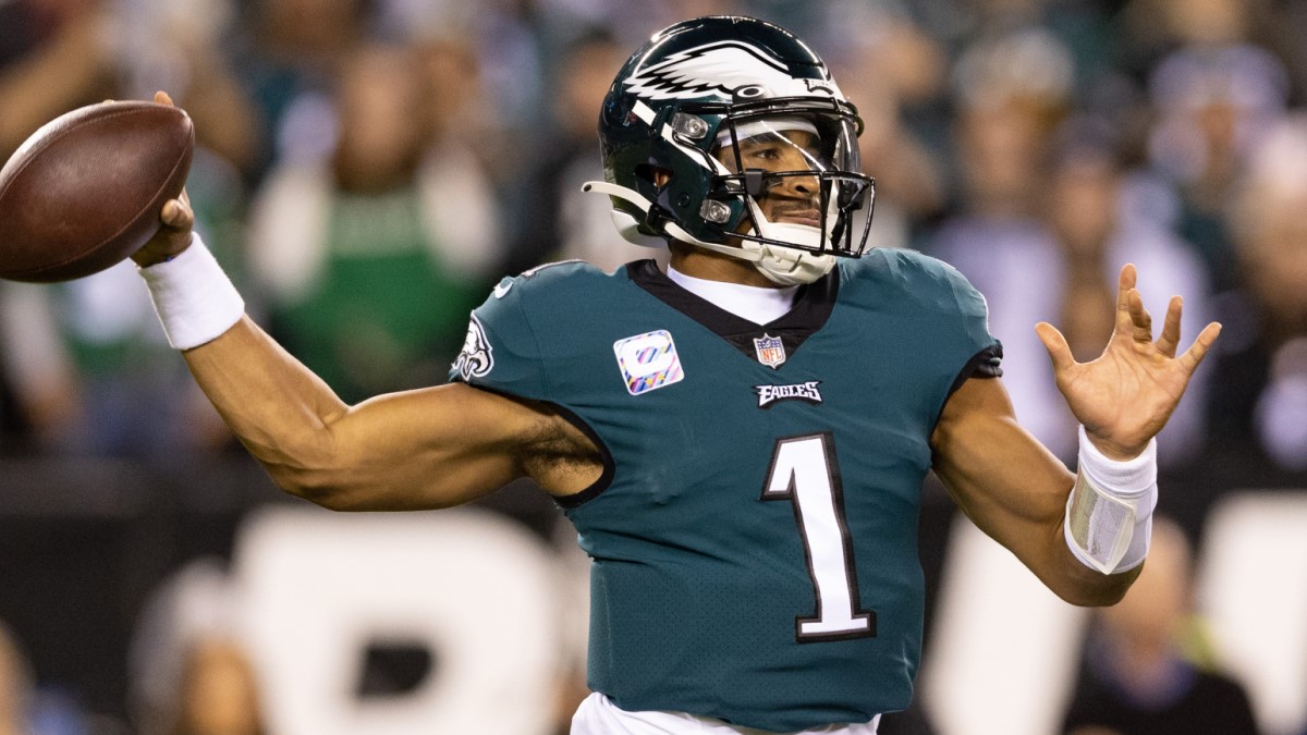 Philadelphia Eagles quarterback Jalen Hurts