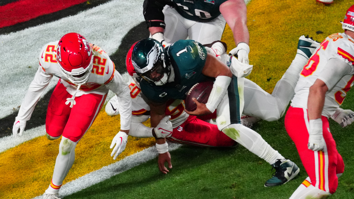 Philadelphia Eagles quarterback Jalen Hurts