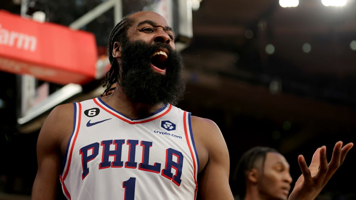 Philadelphia 76ers guard James Harden