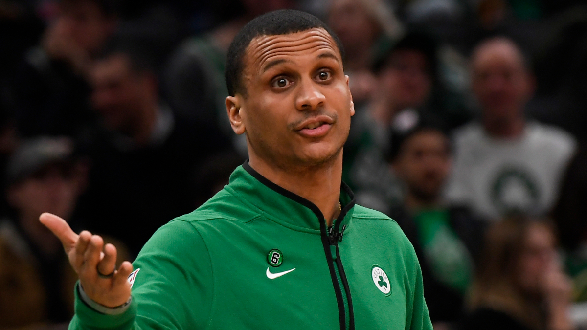 Boston Celtics interim head coach Joe Mazzulla
