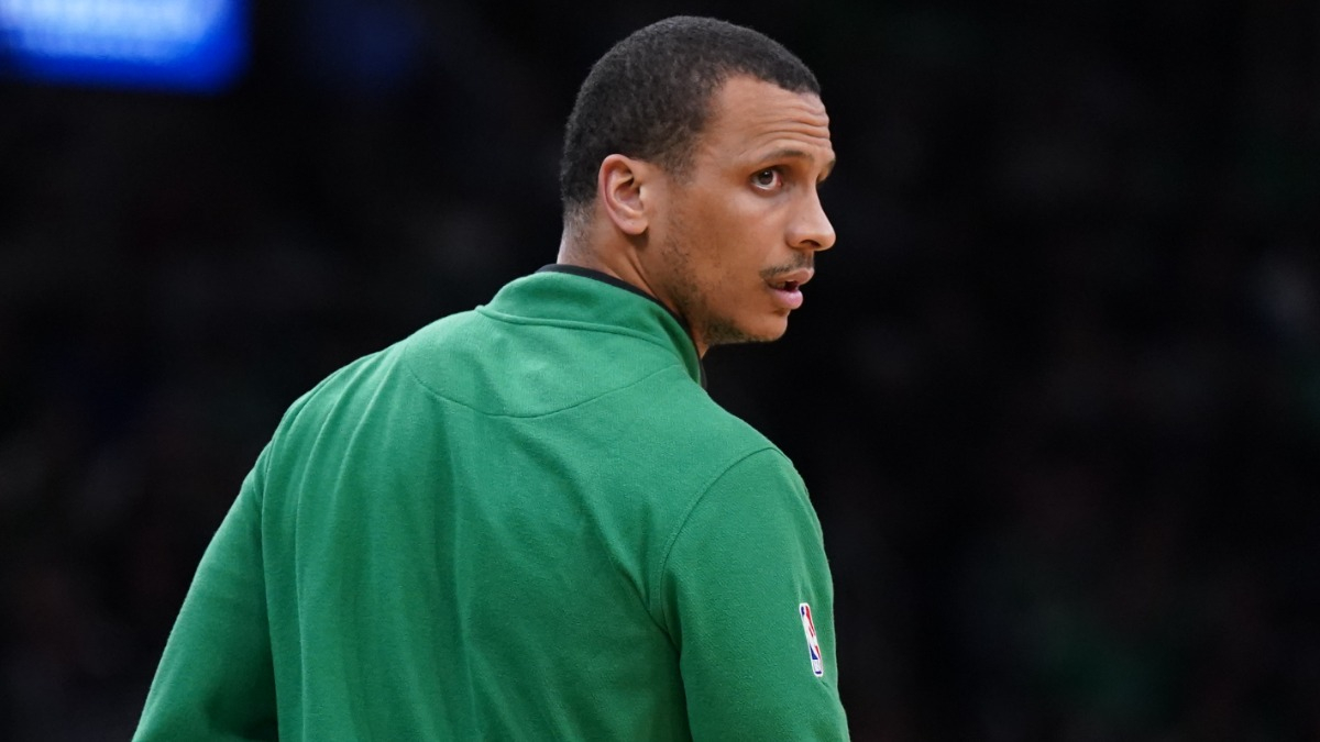 Boston Celtics interim head coach Joe Mazzulla