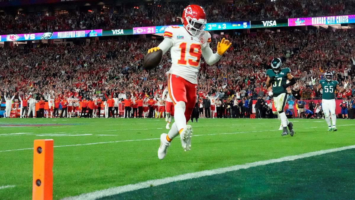 Kansas City Chiefs wide receiver Kadarius Toney