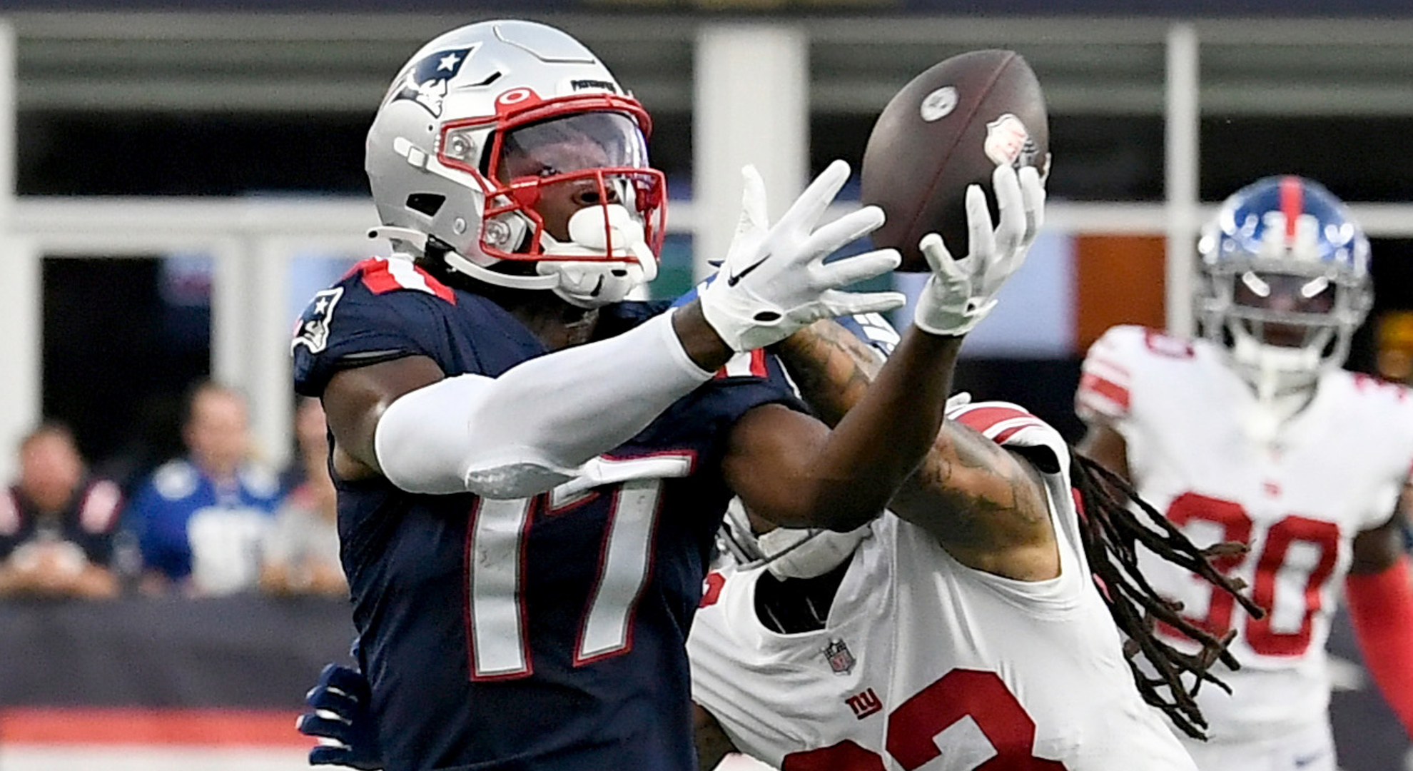 New England Patriots wide receiver Kristian Wilkerson