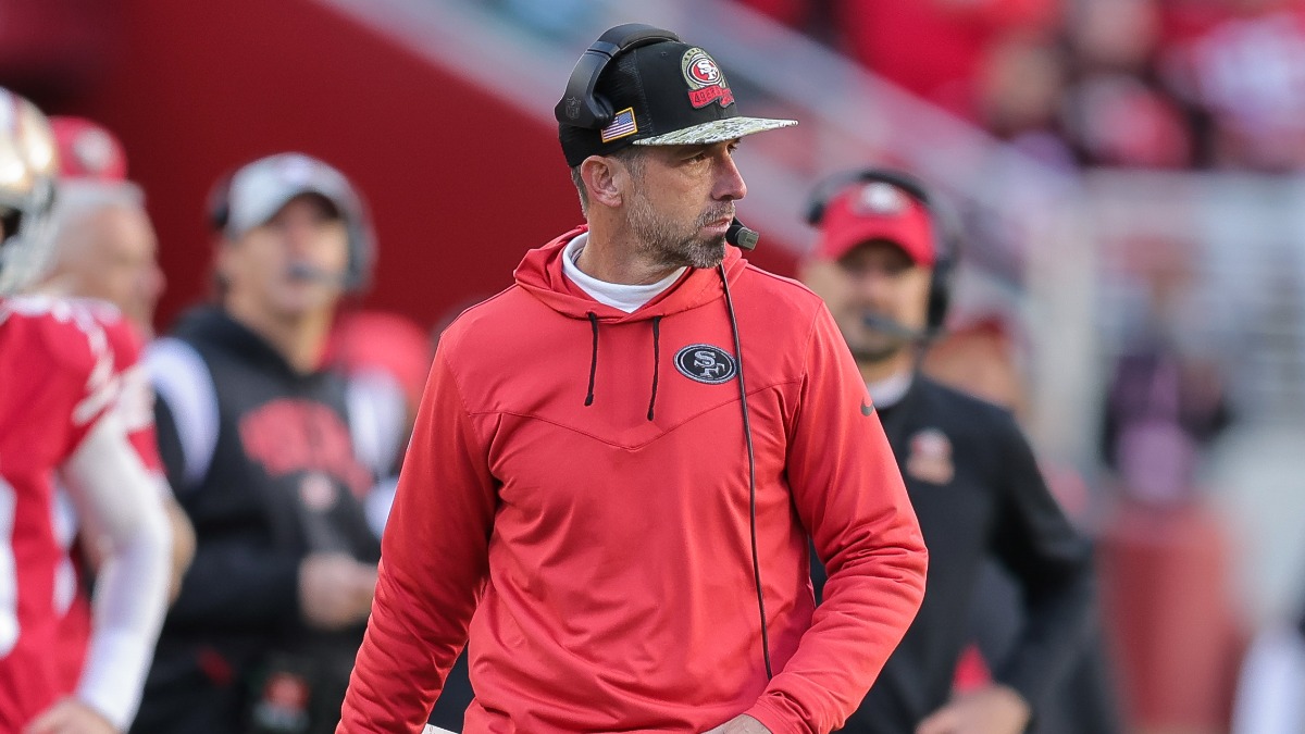 San Francisco 49ers head coach Kyle Shanahan