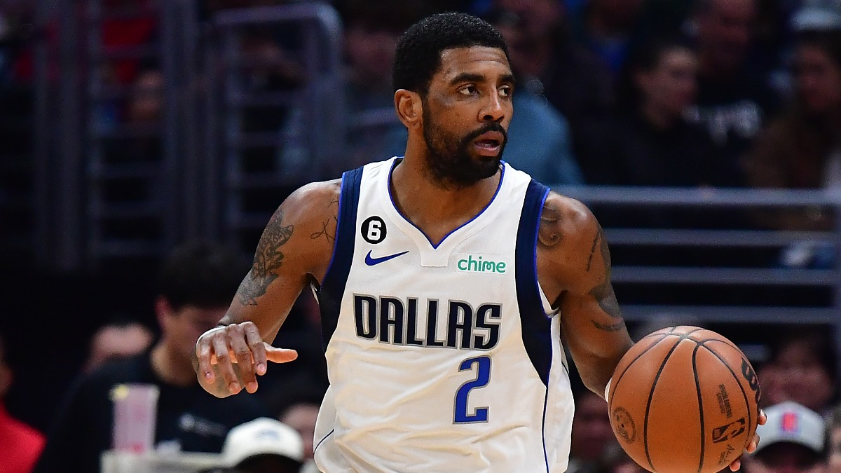 Dallas Mavericks guard Kyrie Irving