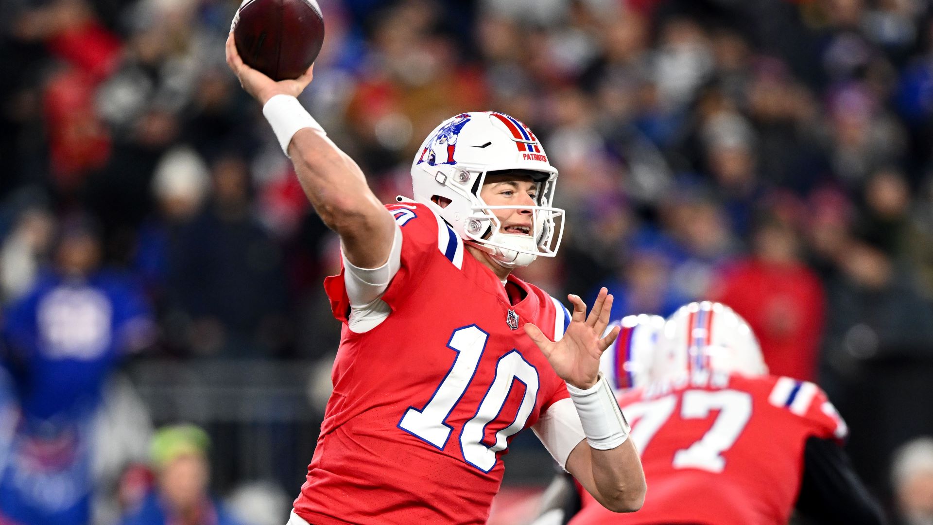 New England Patriots quarterback Mac Jones