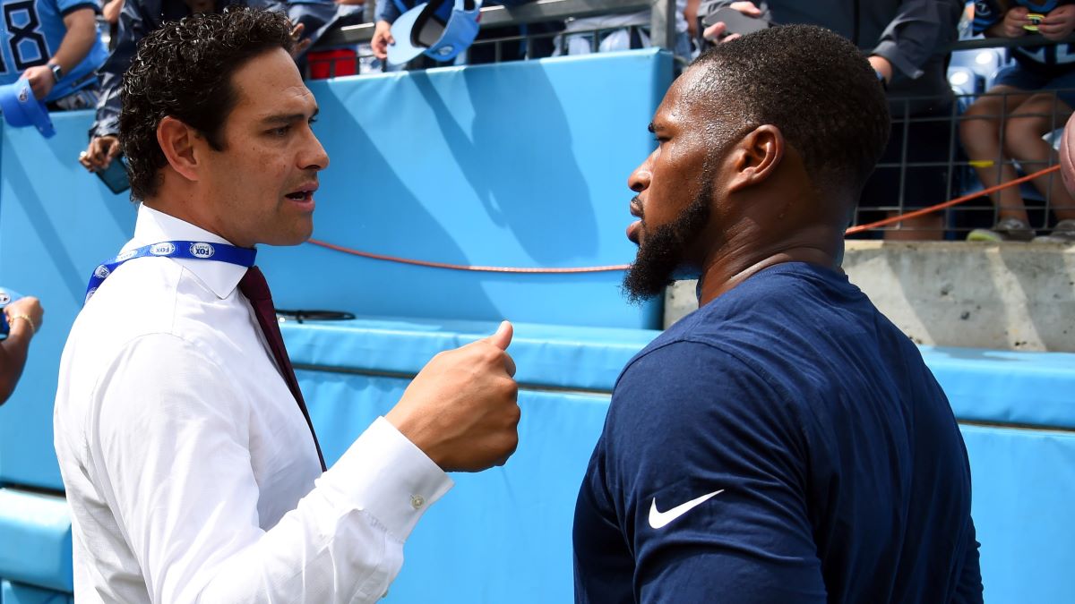 Former NFL quarterback Mark Sanchez and Tennessee Titans safety Kevin Byard