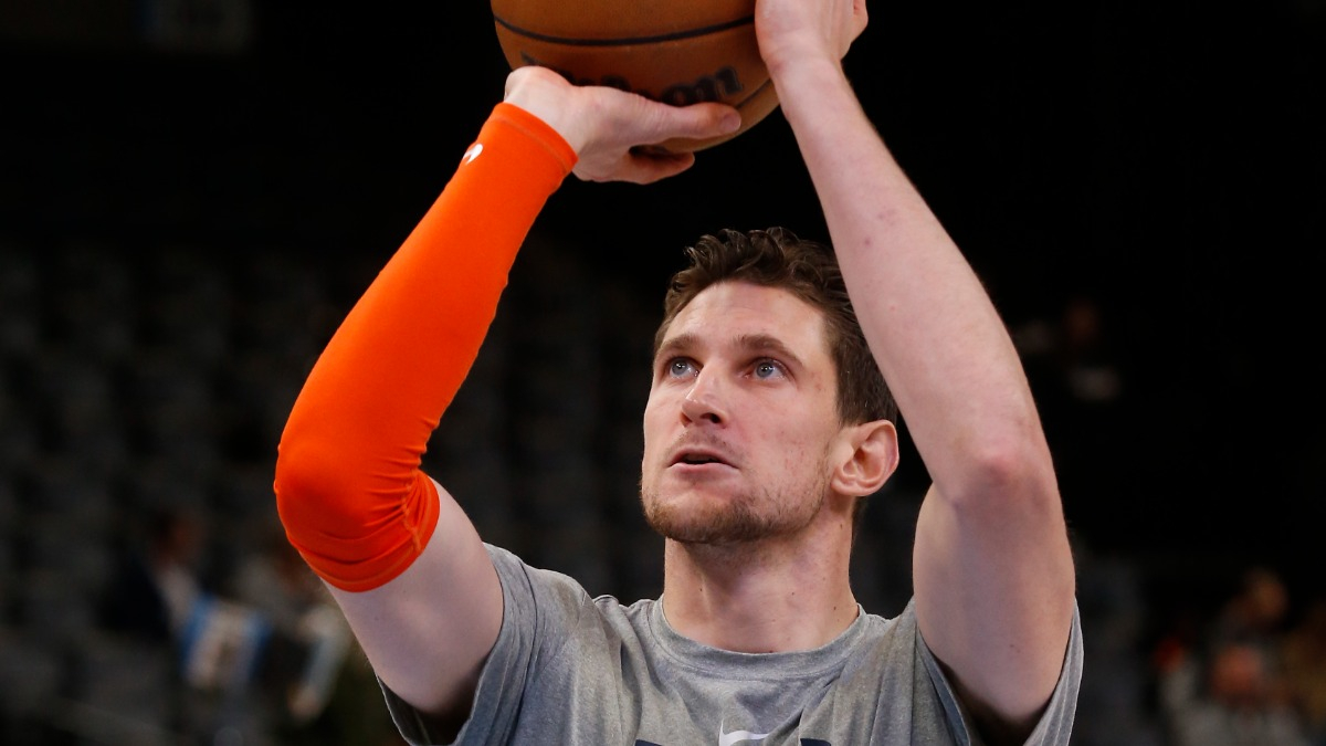 Boston Celtics forward Mike Muscala