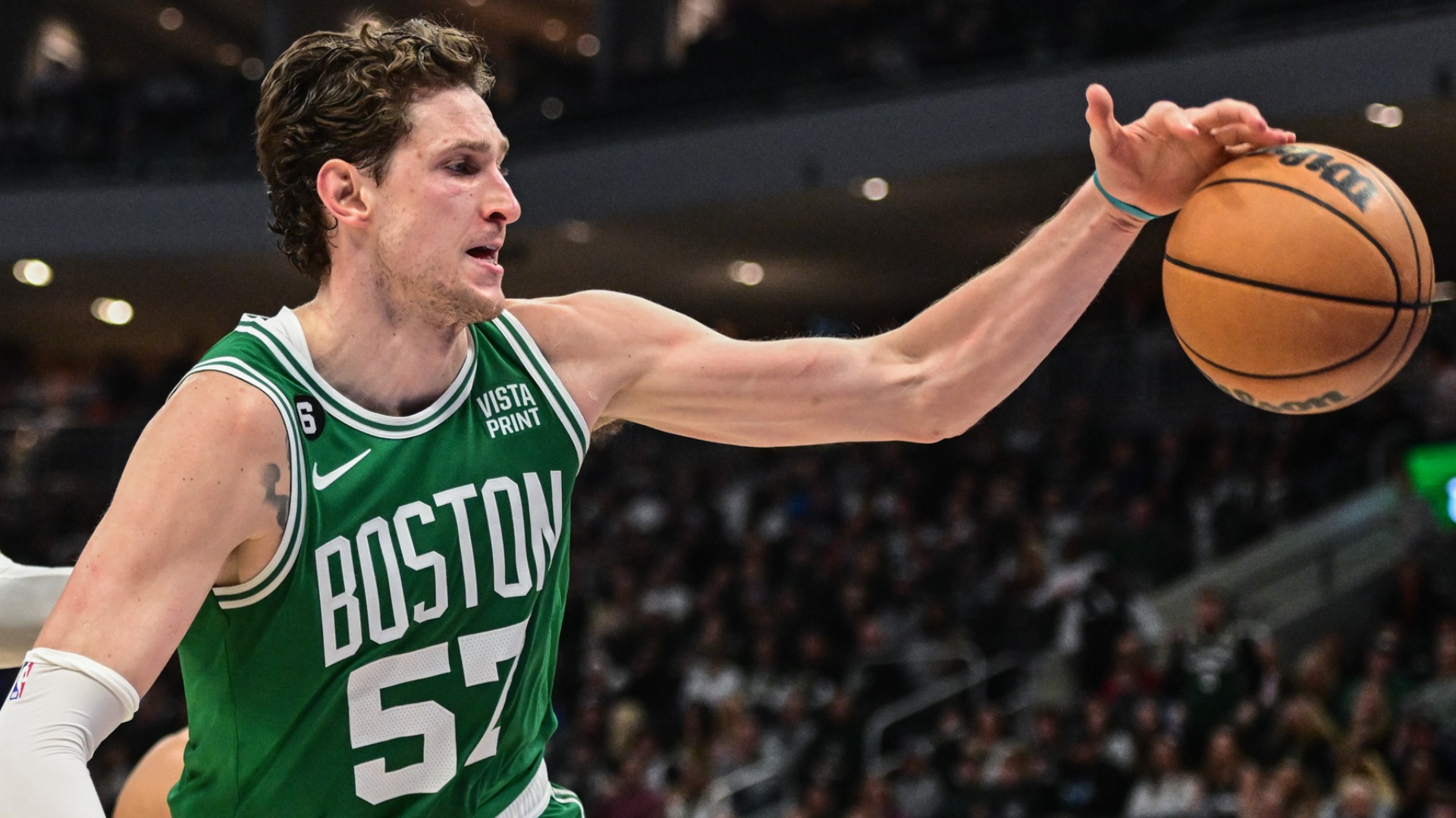 Boston Celtics center Mike Muscala
