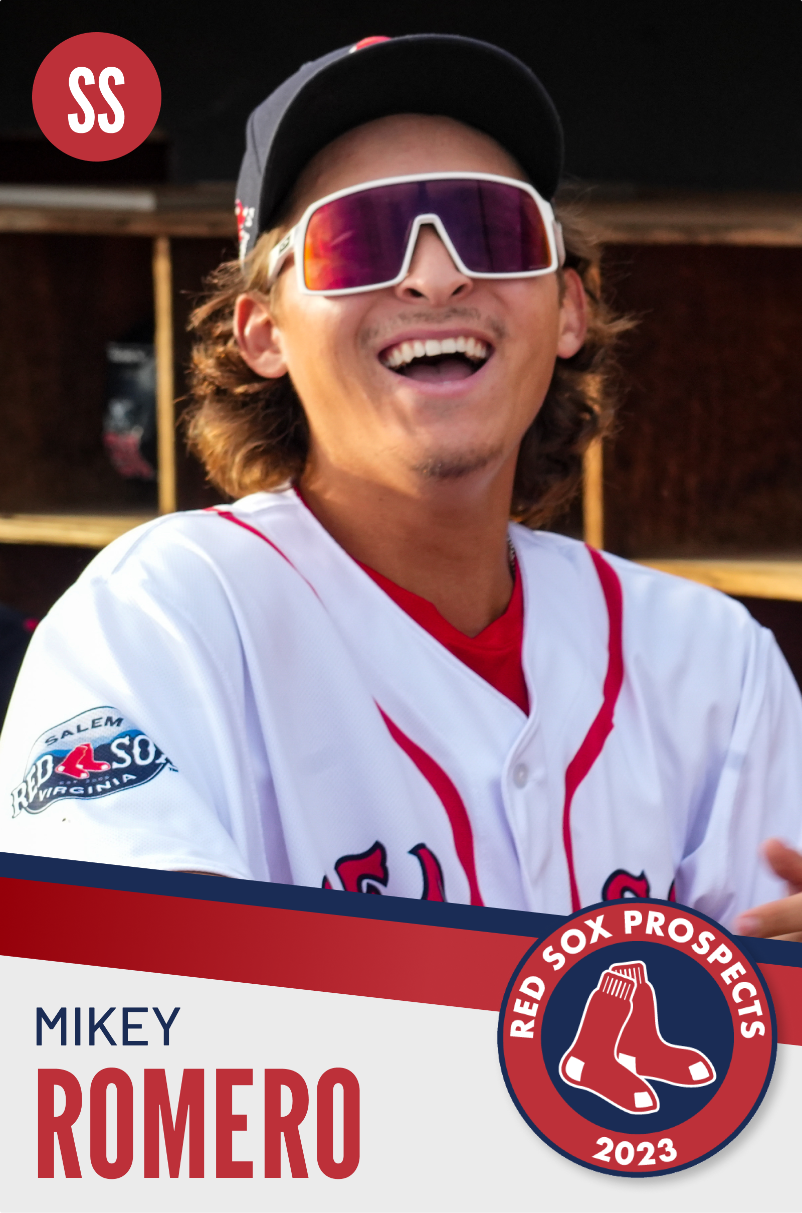 Boston Red Sox prospect Mikey Romero