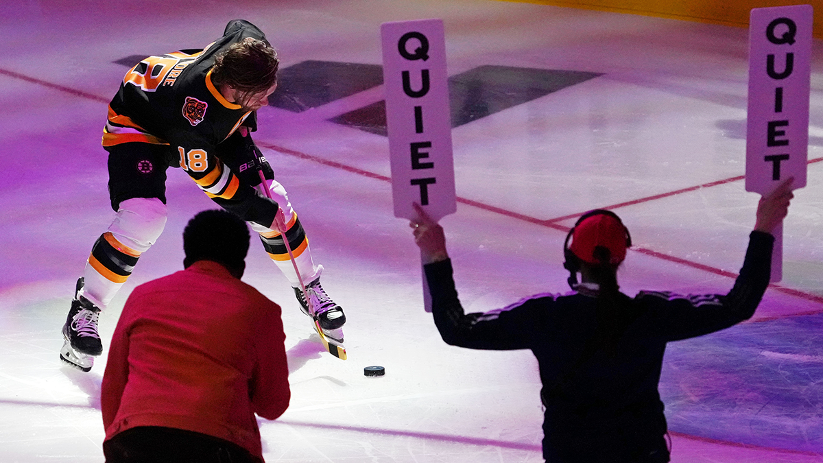 Boston Bruins forward David Pastrnak