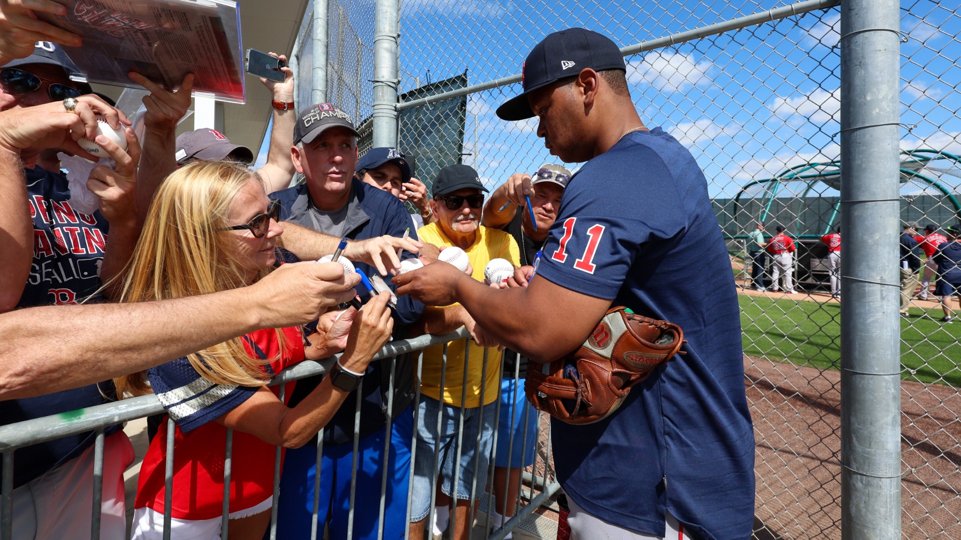 Boston Red Sox third baseman Rafael Devers