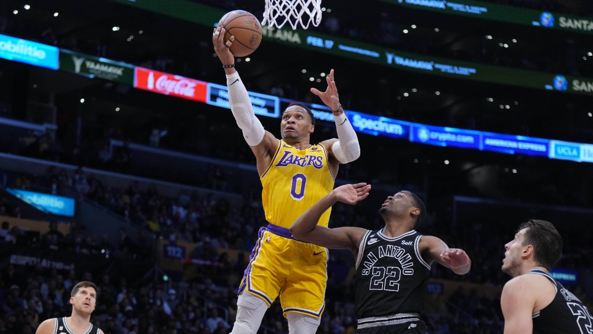 Los Angeles Lakers guard Russell Westbrook