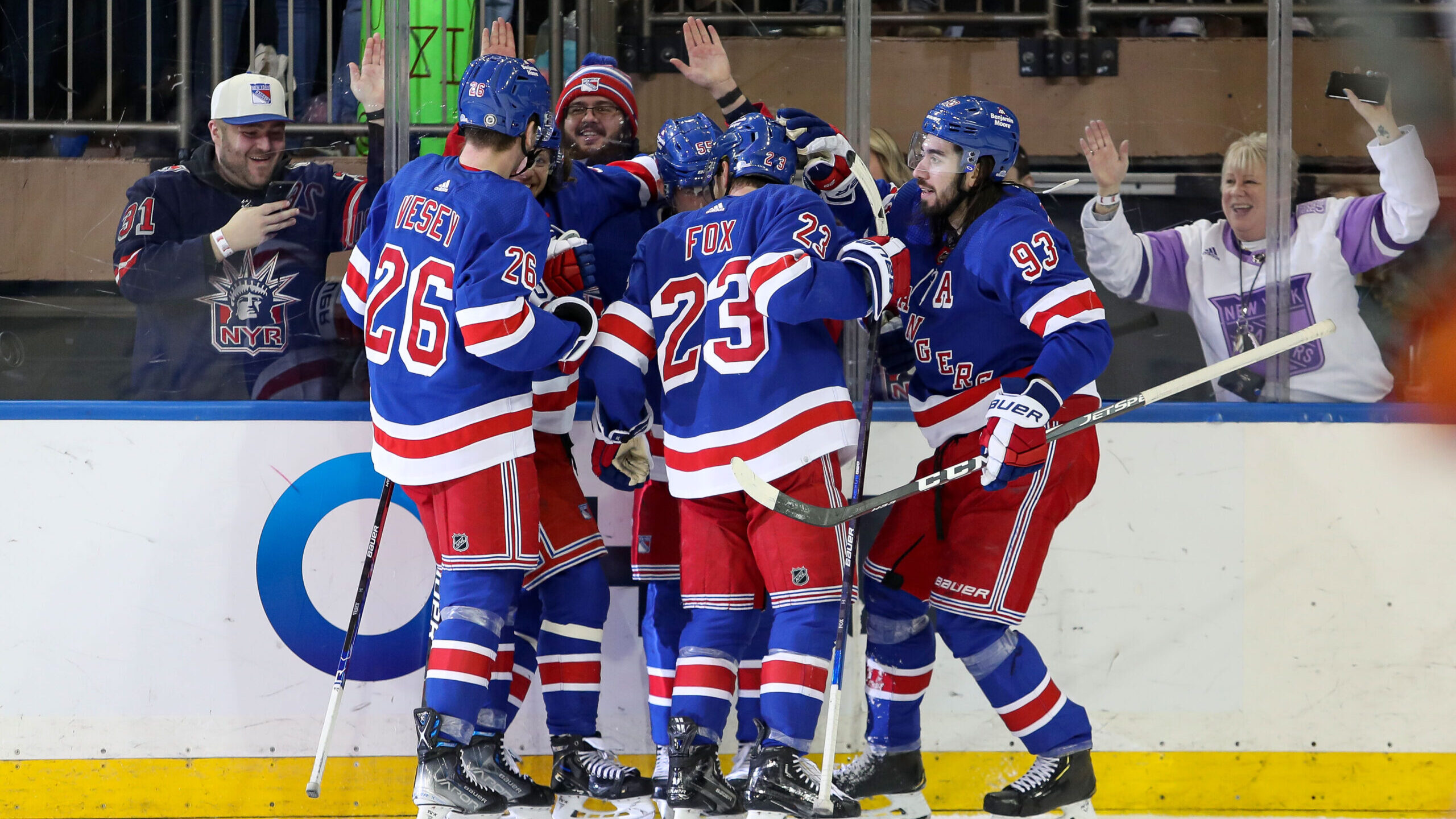NHL: Calgary Flames at New York Rangers