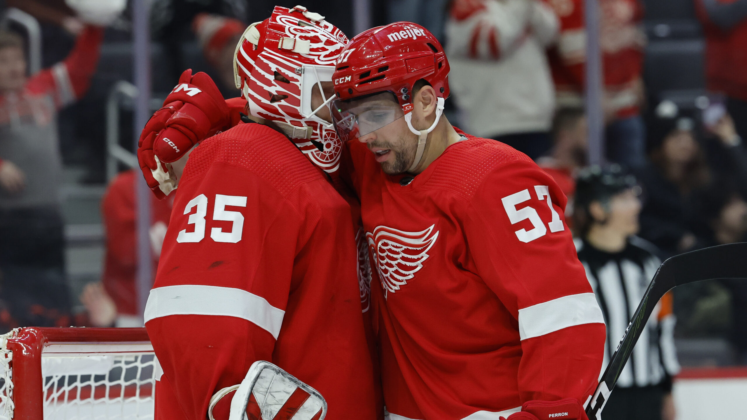 NHL: Calgary Flames at Detroit Red Wings