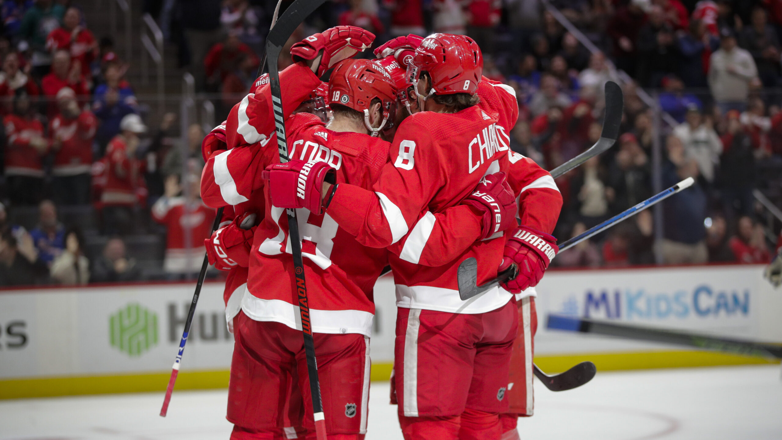 NHL: New York Rangers at Detroit Red Wings