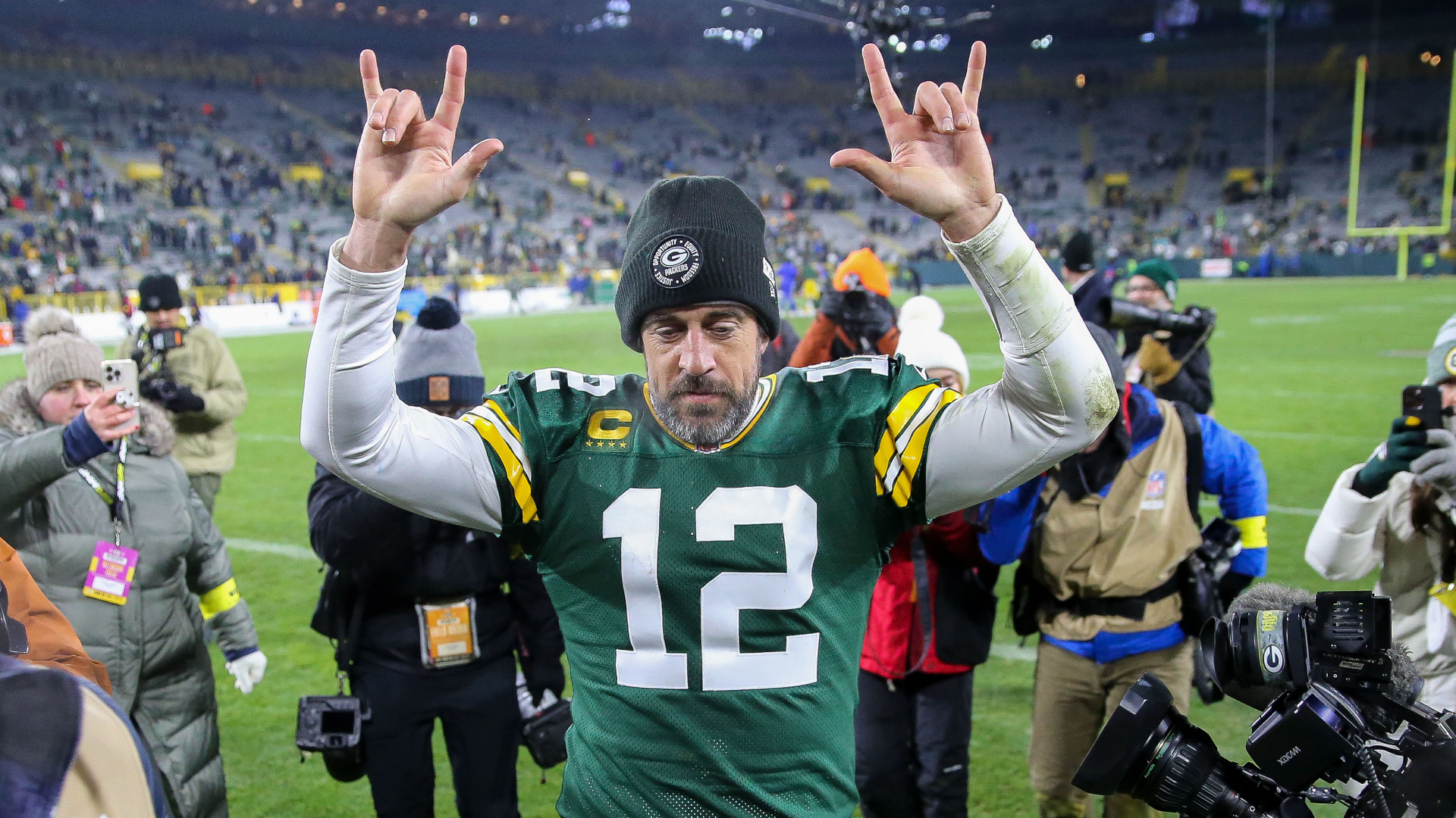 Green Bay Packers quarterback Aaron Rodgers