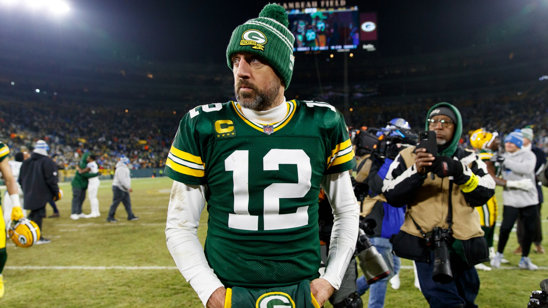 Green Bay Packers quarterback Aaron Rodgers