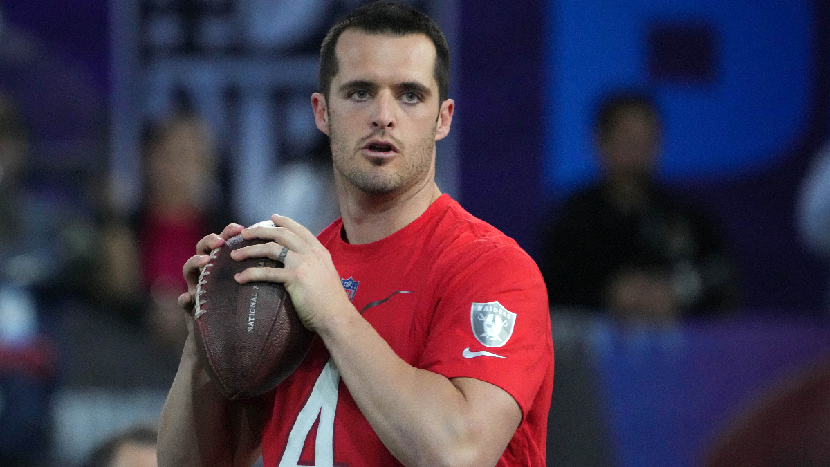 Las Vegas Raiders quarterback Derek Carr