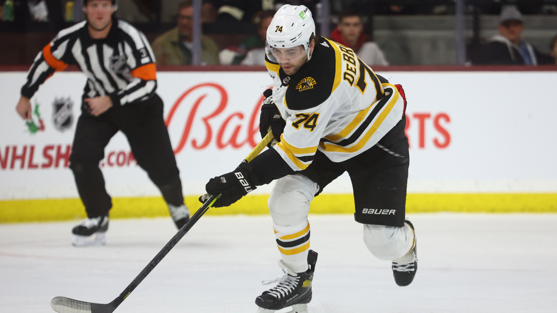 Boston Bruins forward Jake DeBrusk