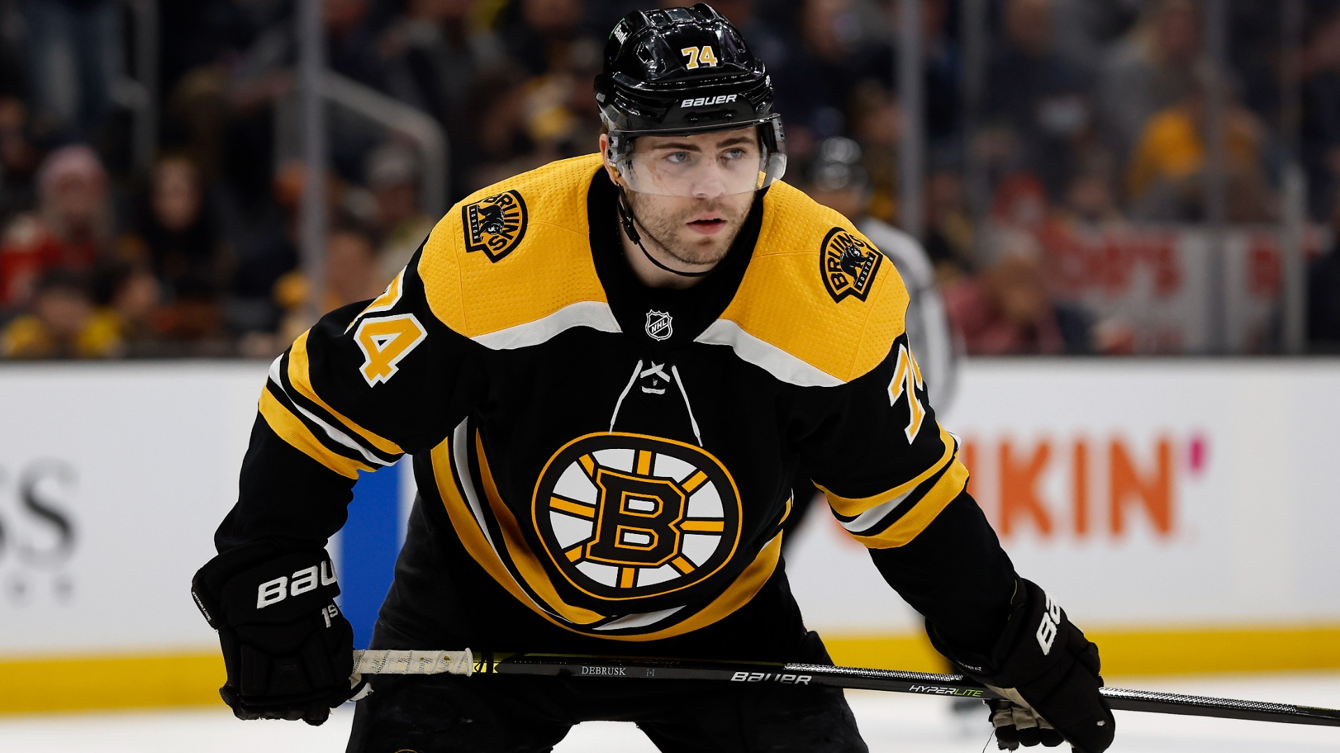 Boston Bruins forward Jake DeBrusk