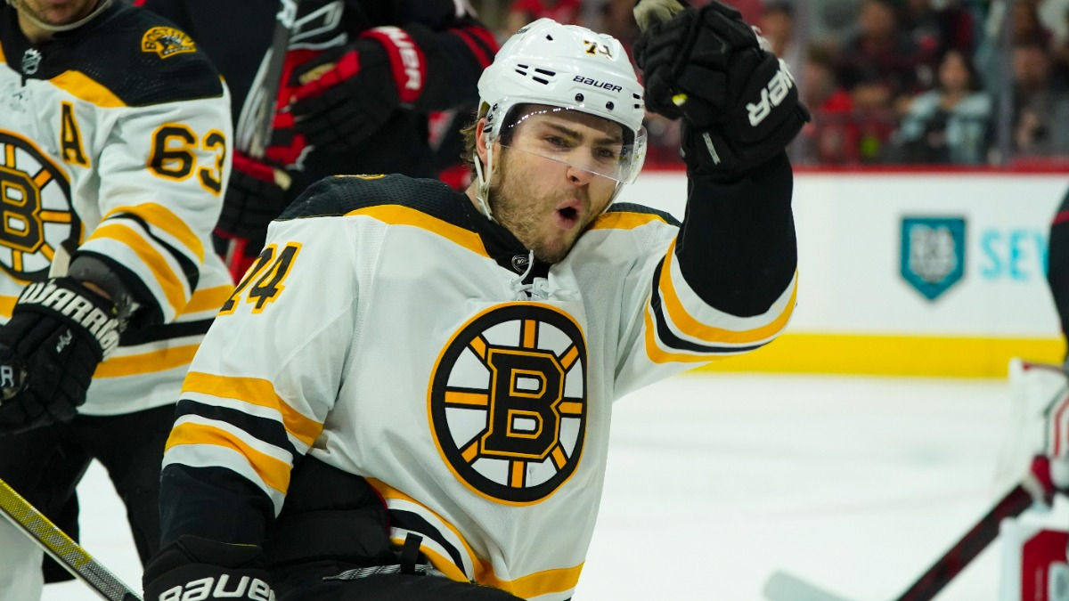 Boston Bruins forward Jake DeBrusk