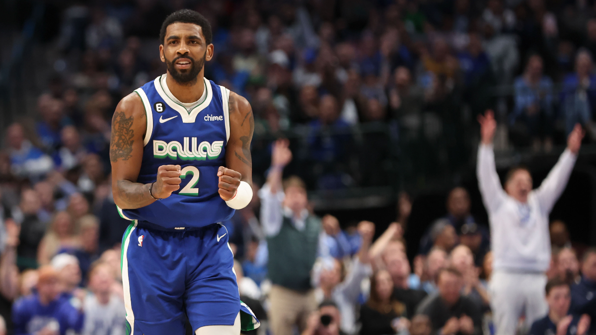 Dallas Mavericks guard Kyrie Irving