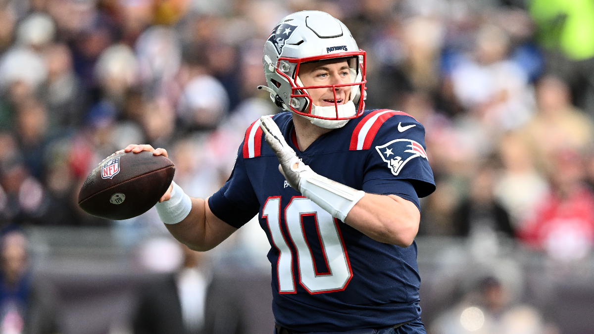 New England Patriots quarterback Mac Jones