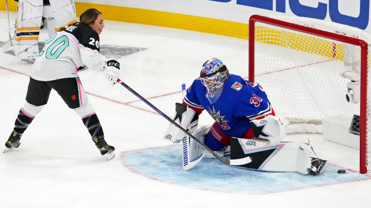 Team Canada's Sarah Nurse