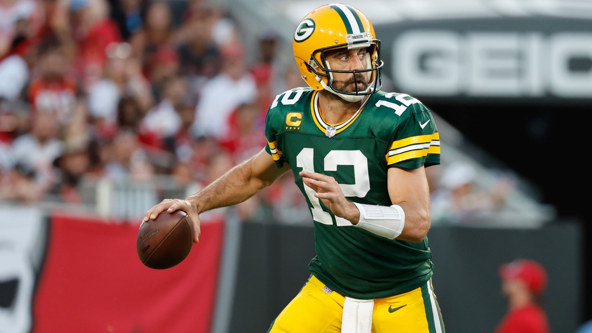 Green Bay Packers quarterback Aaron Rodgers