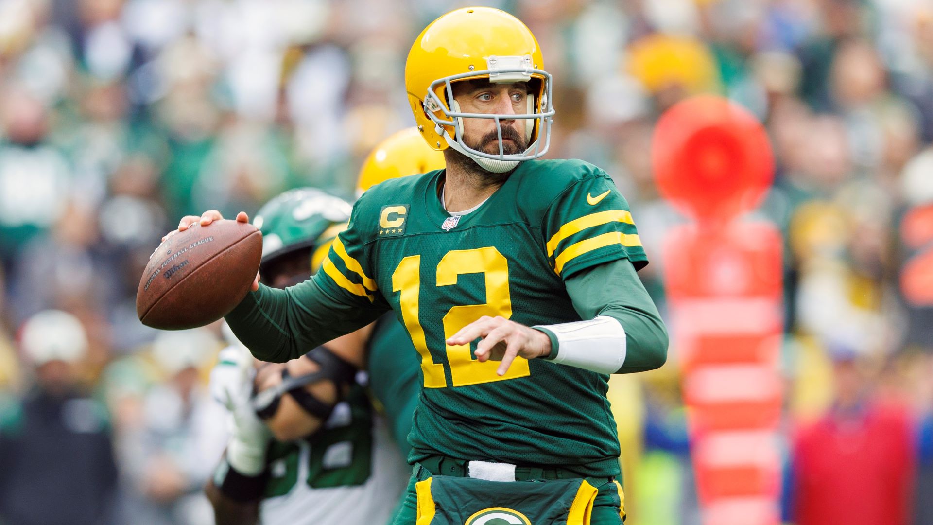Green Bay Packers quarterback Aaron Rodgers
