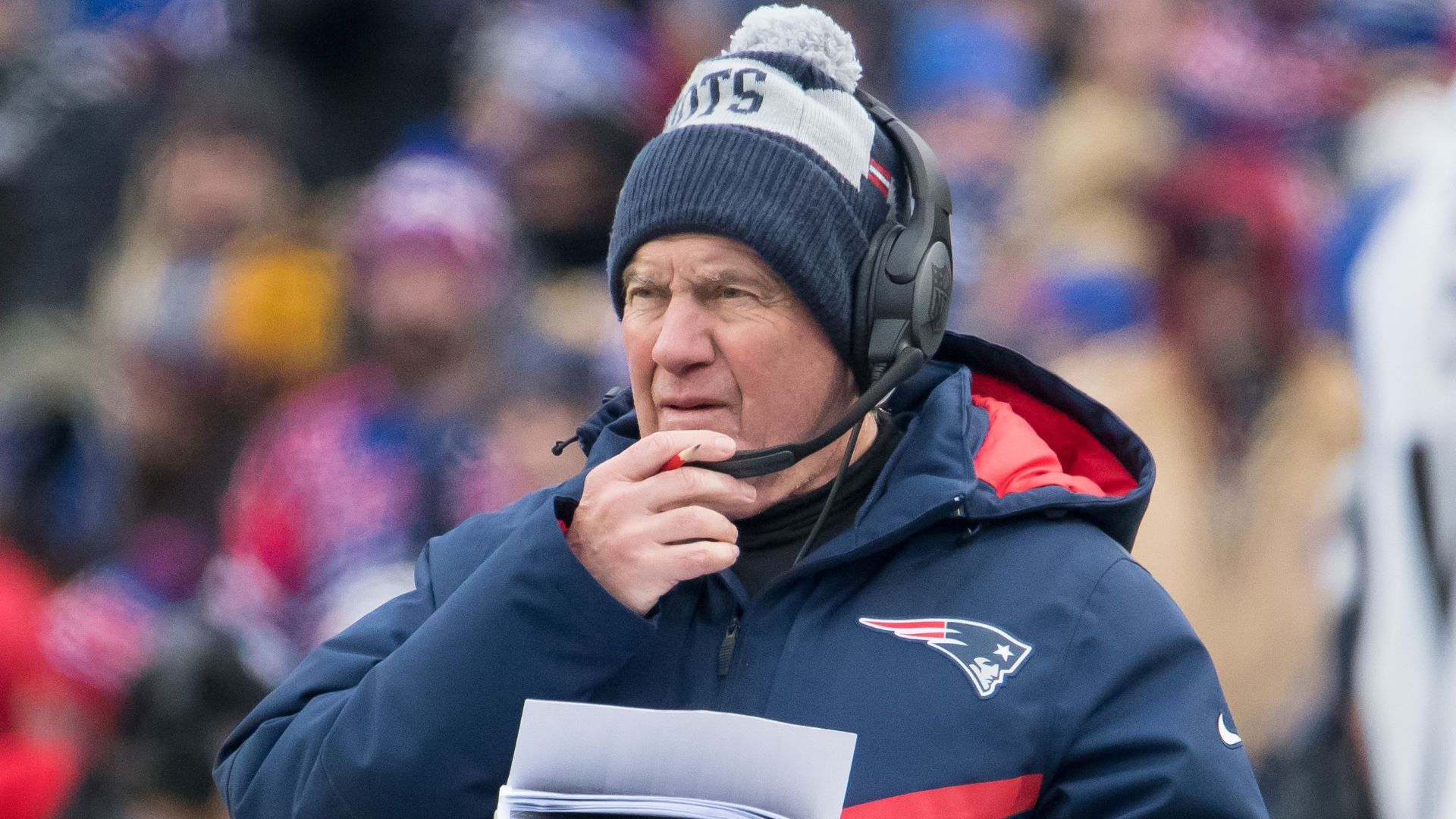 New England Patriots head coach Bill Belichick