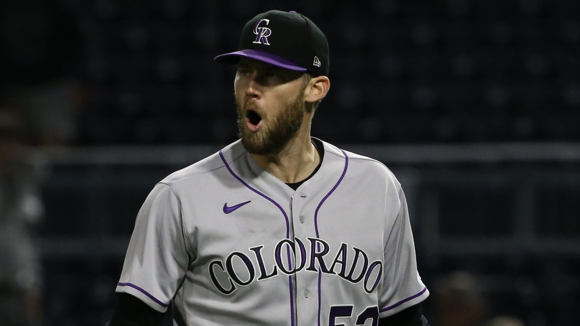Colorado Rockies pitcher Daniel Bard