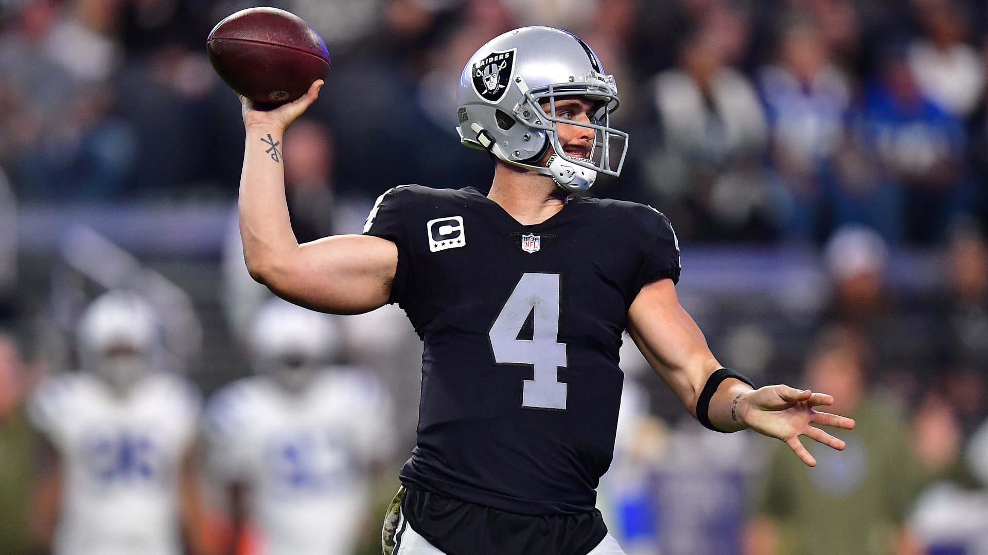 NFL quarterback Derek Carr