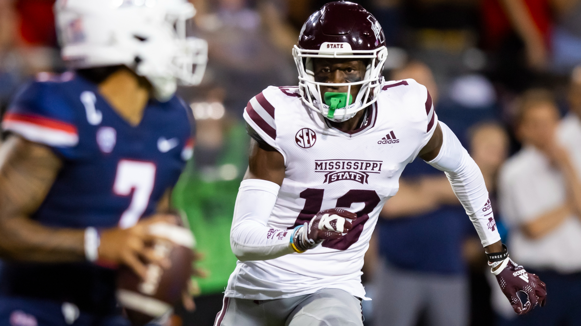 Mississippi State Bulldogs cornerback Emmanuel Forbes