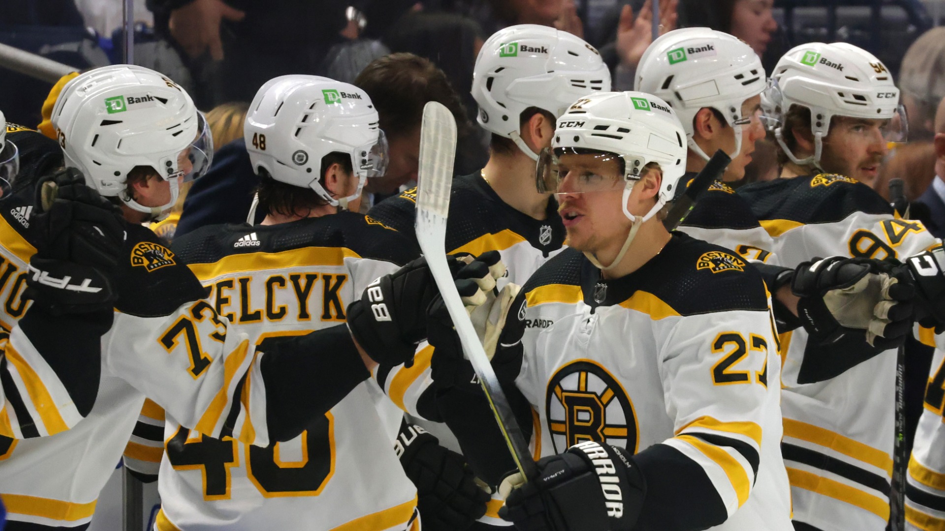 Boston Bruins defenseman Hampus Lindholm