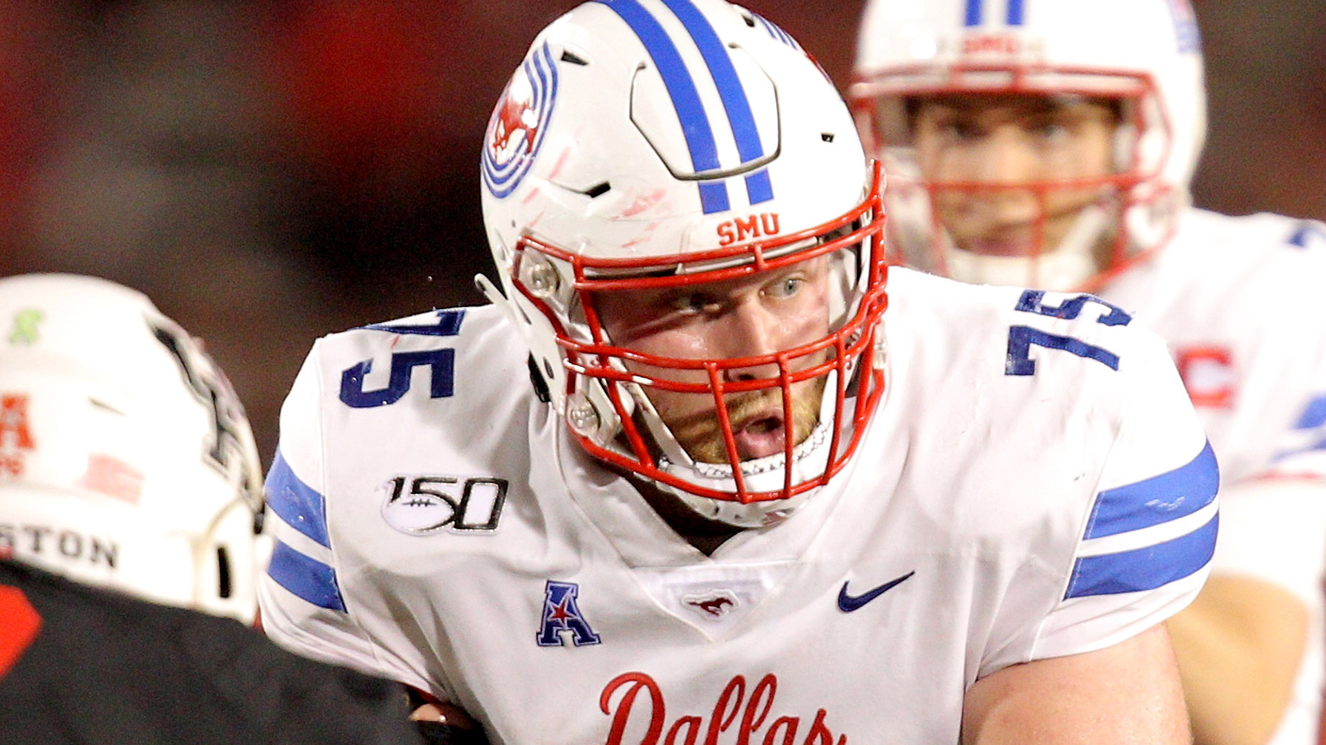 Southern Methodist Mustangs offensive lineman Hayden Howerton