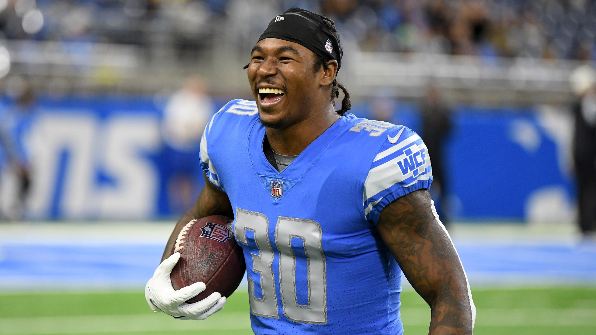 Detroit Lions running back Jamaal Williams