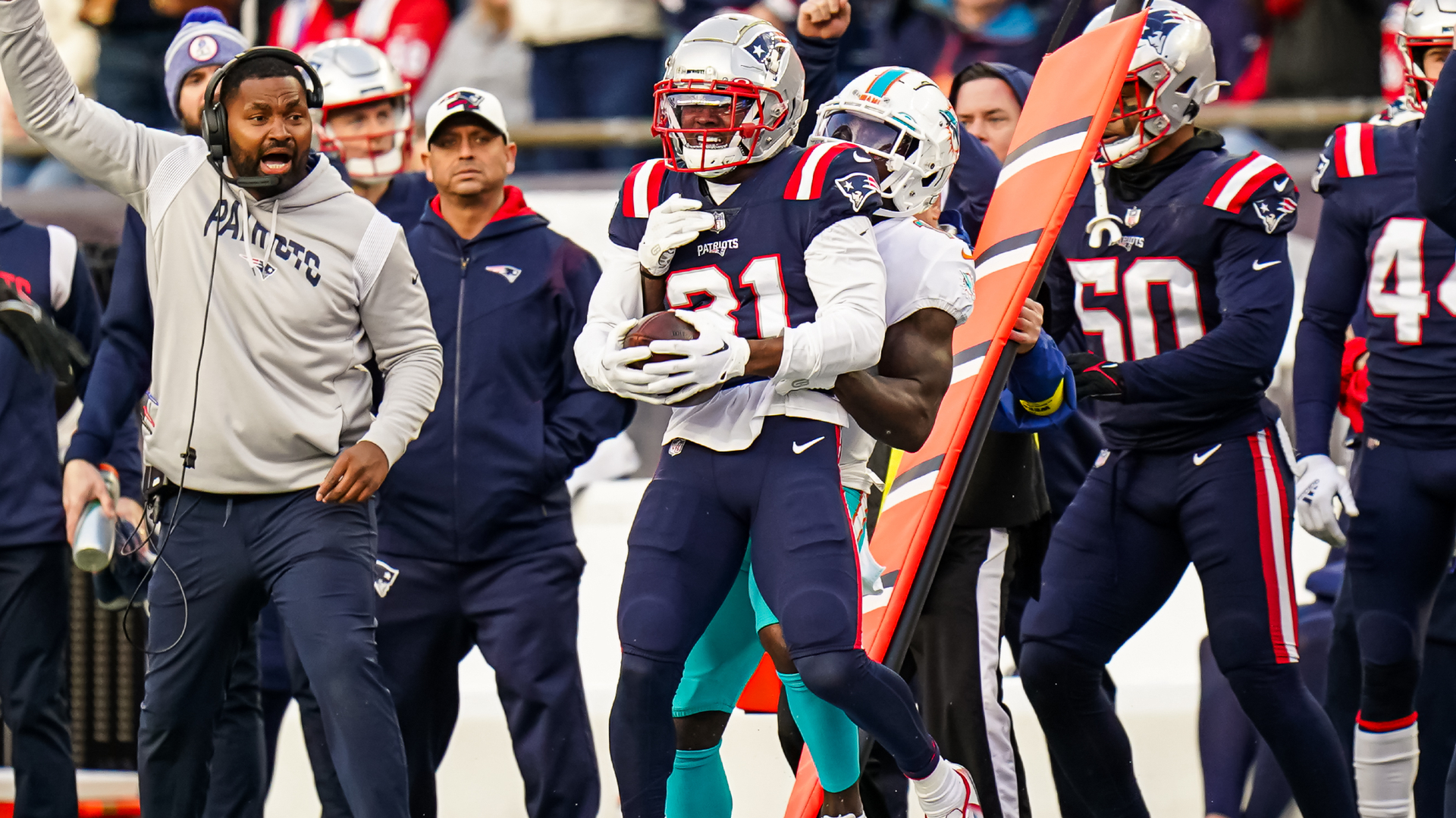 New England Patriots cornerback Jonathan Jones