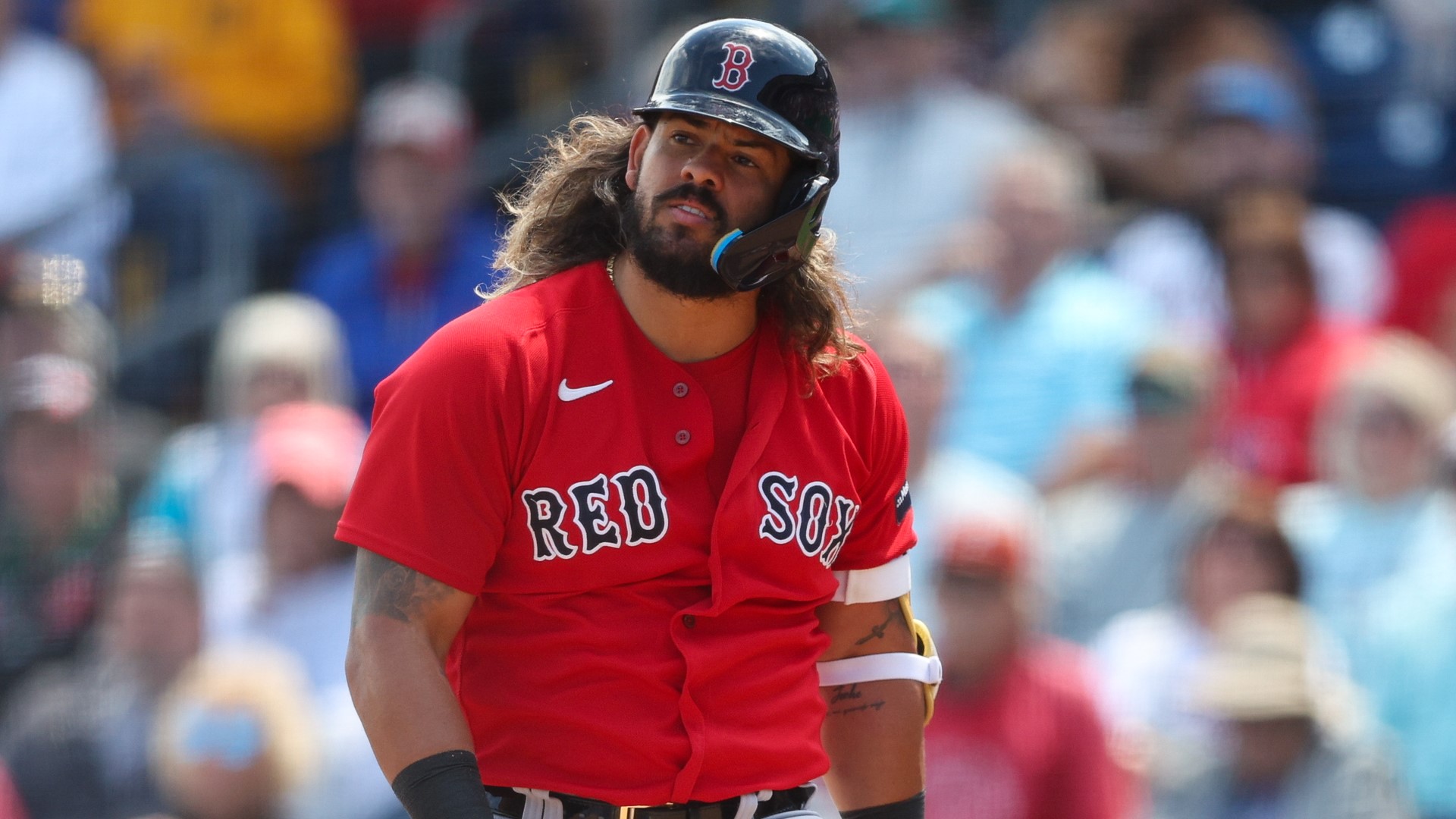 Boston Red Sox catcher Jorge Alfaro