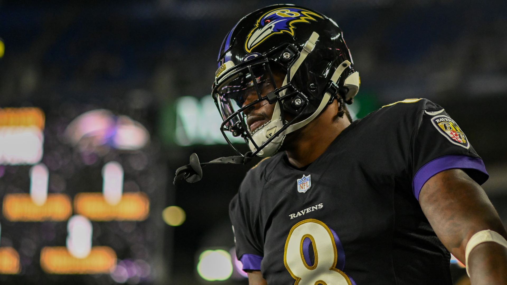 Baltimore Ravens quarterback Lamar Jackson