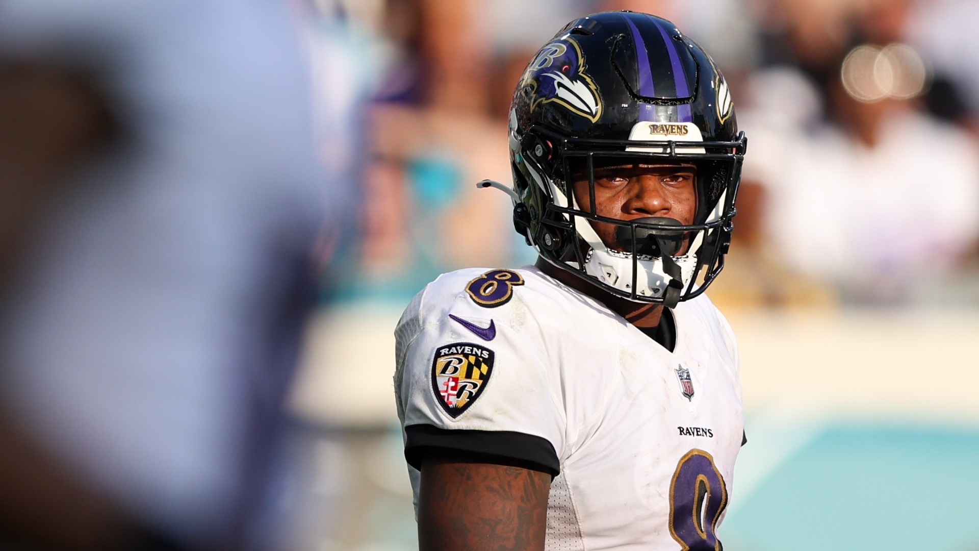 Baltimore Ravens quarterback Lamar Jackson