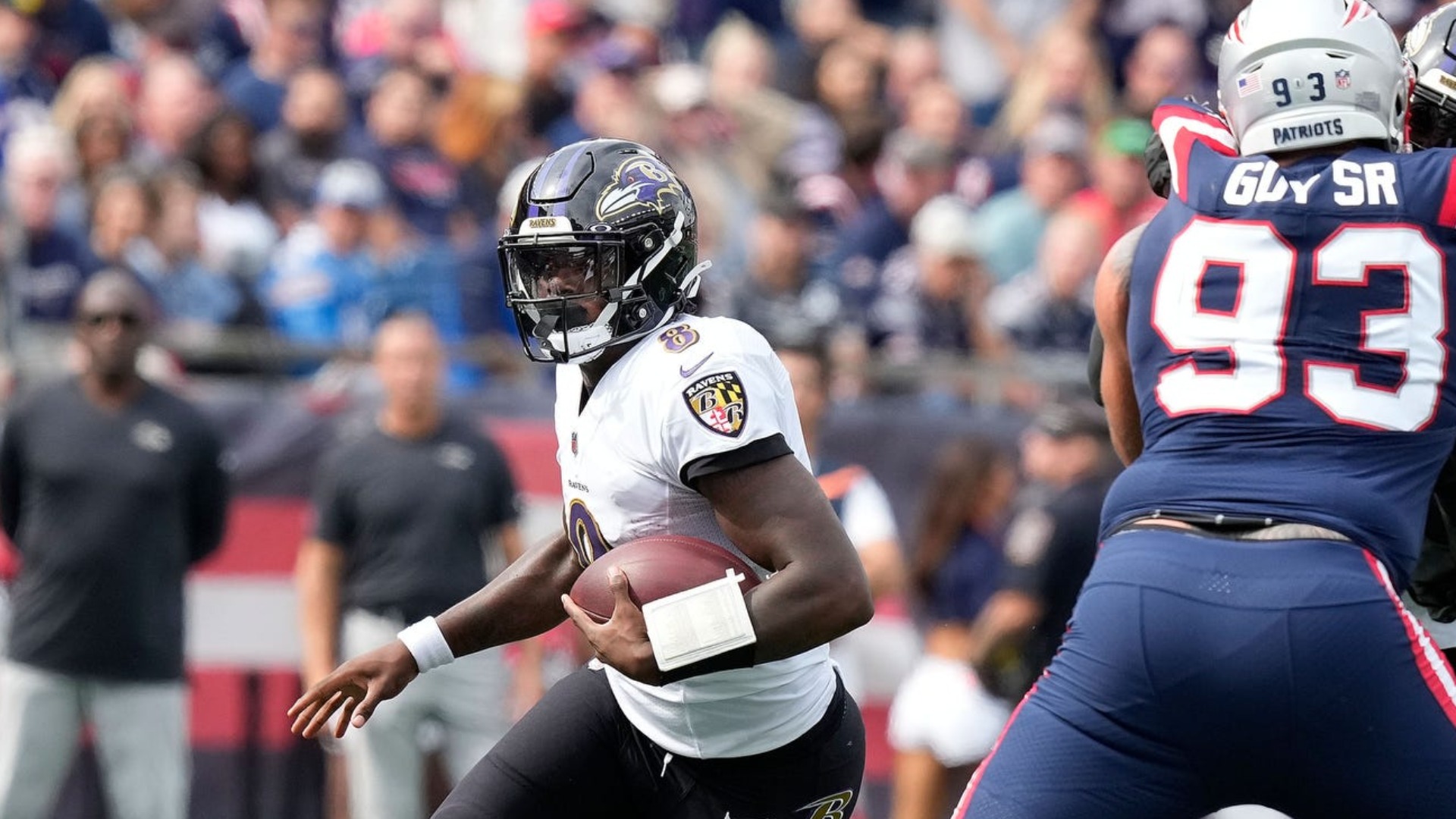 Baltimore Ravens quarterback Lamar Jackson