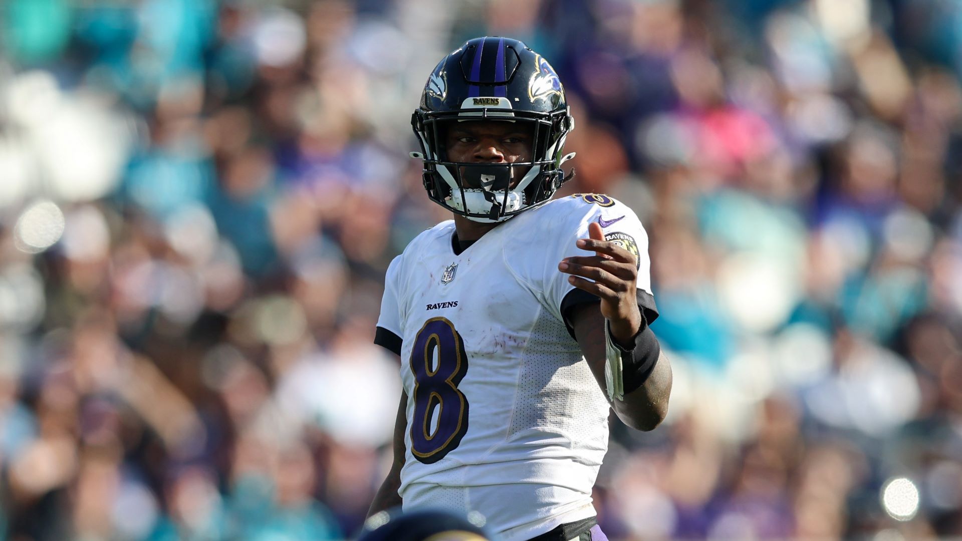 Baltimore Ravens quarterback Lamar Jackson