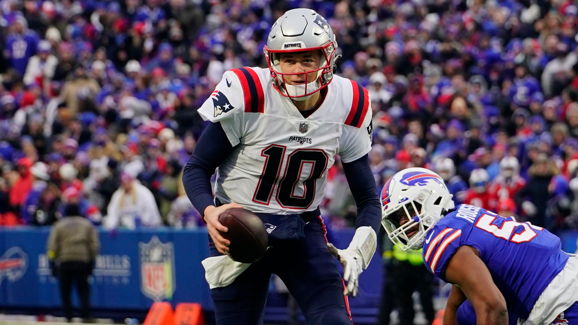 New England Patriots quarterback Mac Jones